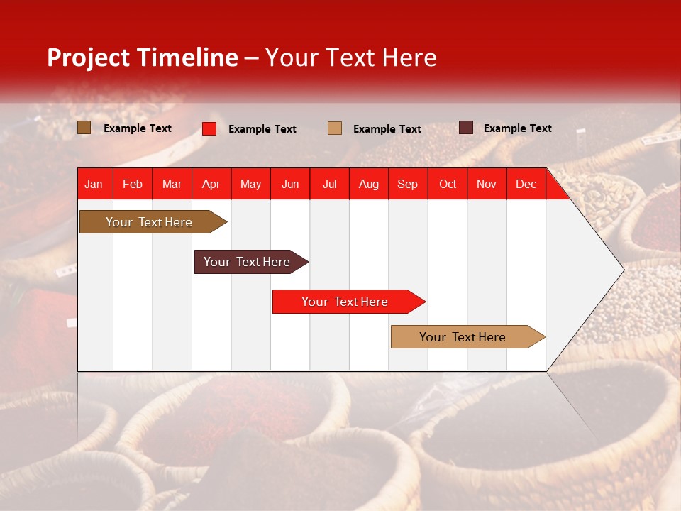 Aromatic Saffron Bazaar PowerPoint Template