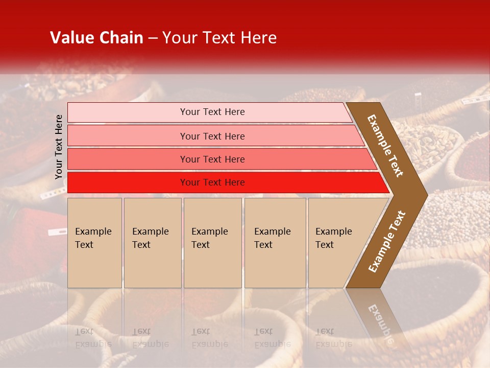 Aromatic Saffron Bazaar PowerPoint Template