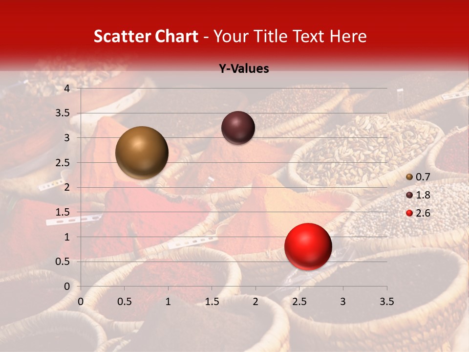 Aromatic Saffron Bazaar PowerPoint Template