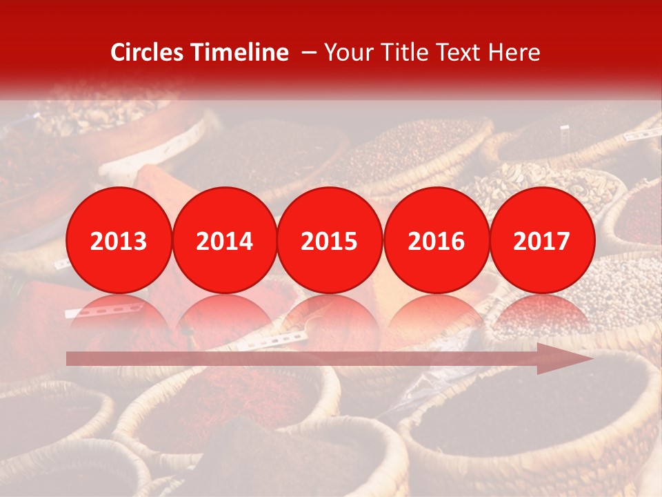 Aromatic Saffron Bazaar PowerPoint Template