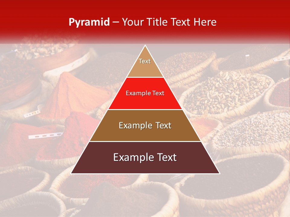 Aromatic Saffron Bazaar PowerPoint Template