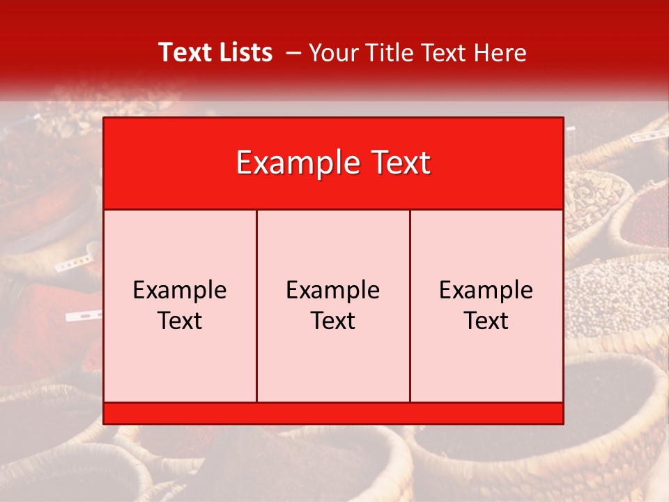 Aromatic Saffron Bazaar PowerPoint Template