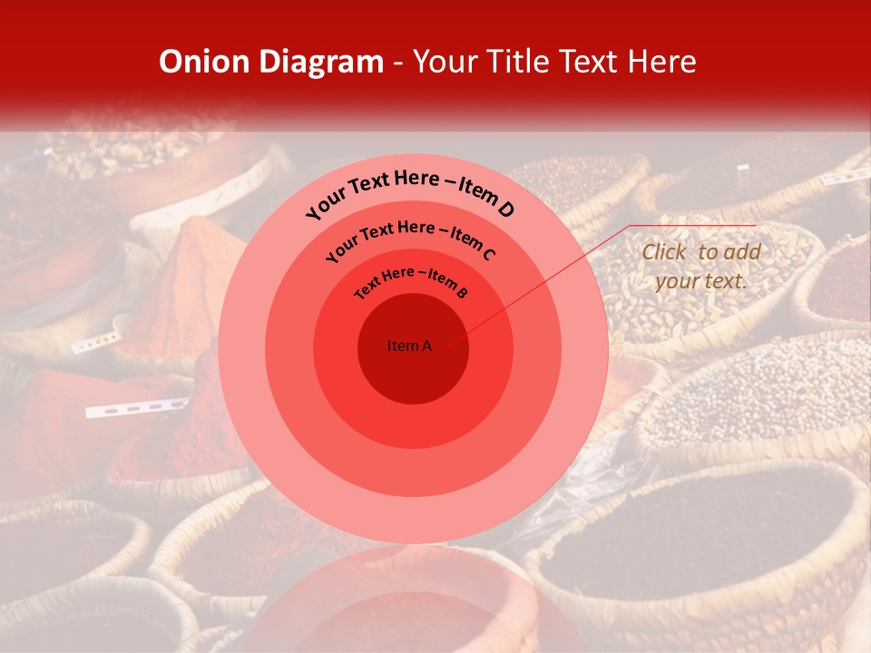 Aromatic Saffron Bazaar PowerPoint Template