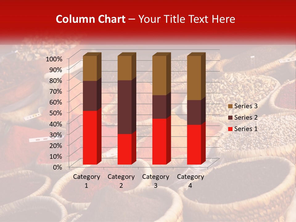 Aromatic Saffron Bazaar PowerPoint Template