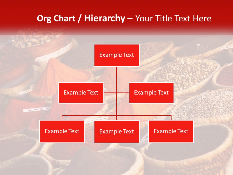 Aromatic Saffron Bazaar PowerPoint Template