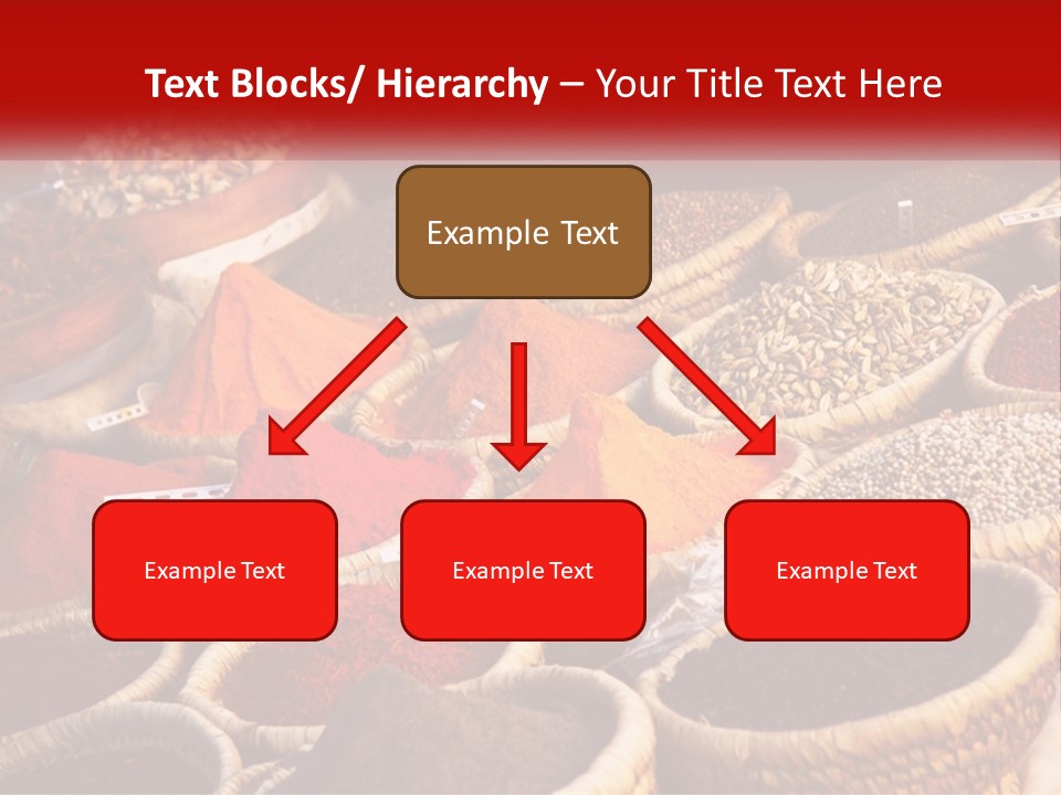 Aromatic Saffron Bazaar PowerPoint Template