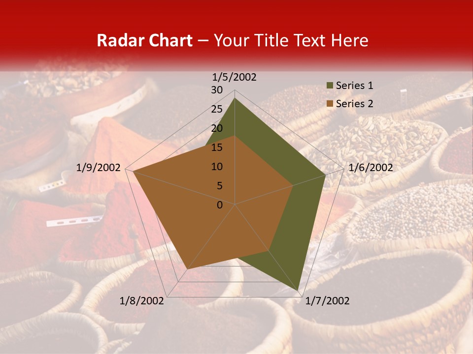 Aromatic Saffron Bazaar PowerPoint Template