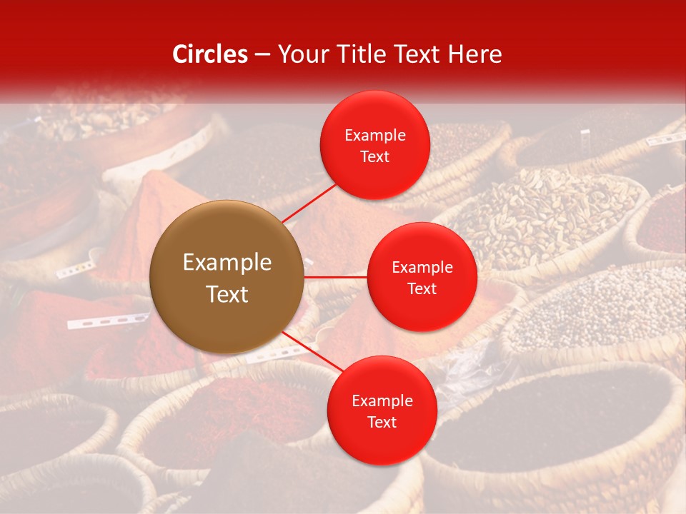Aromatic Saffron Bazaar PowerPoint Template
