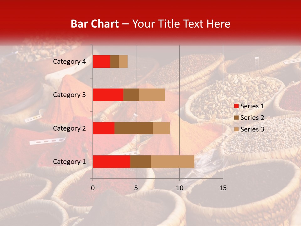 Aromatic Saffron Bazaar PowerPoint Template
