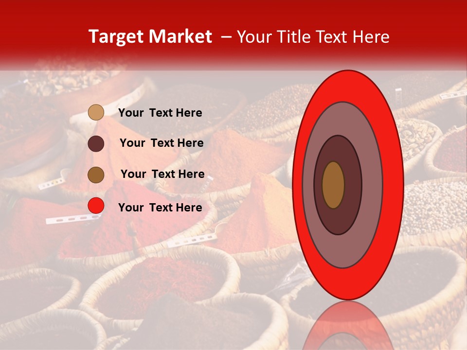 Aromatic Saffron Bazaar PowerPoint Template