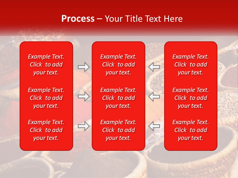 Aromatic Saffron Bazaar PowerPoint Template