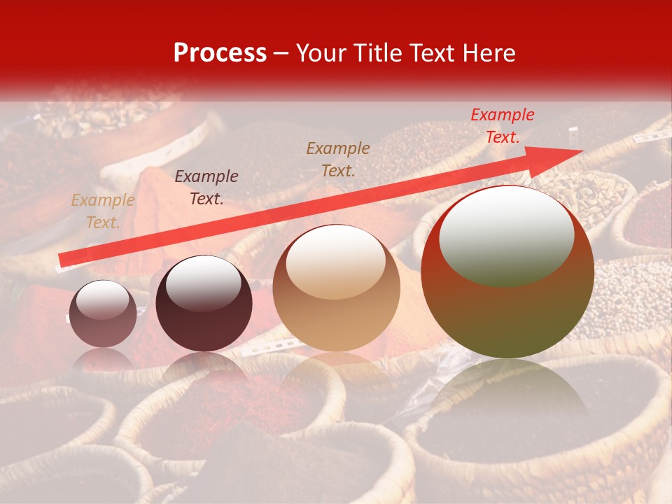 Aromatic Saffron Bazaar PowerPoint Template