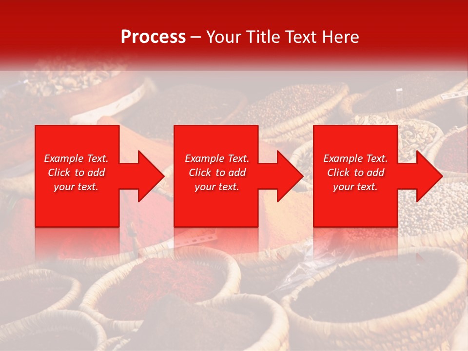 Aromatic Saffron Bazaar PowerPoint Template
