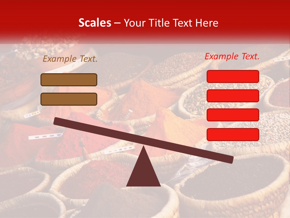 Aromatic Saffron Bazaar PowerPoint Template