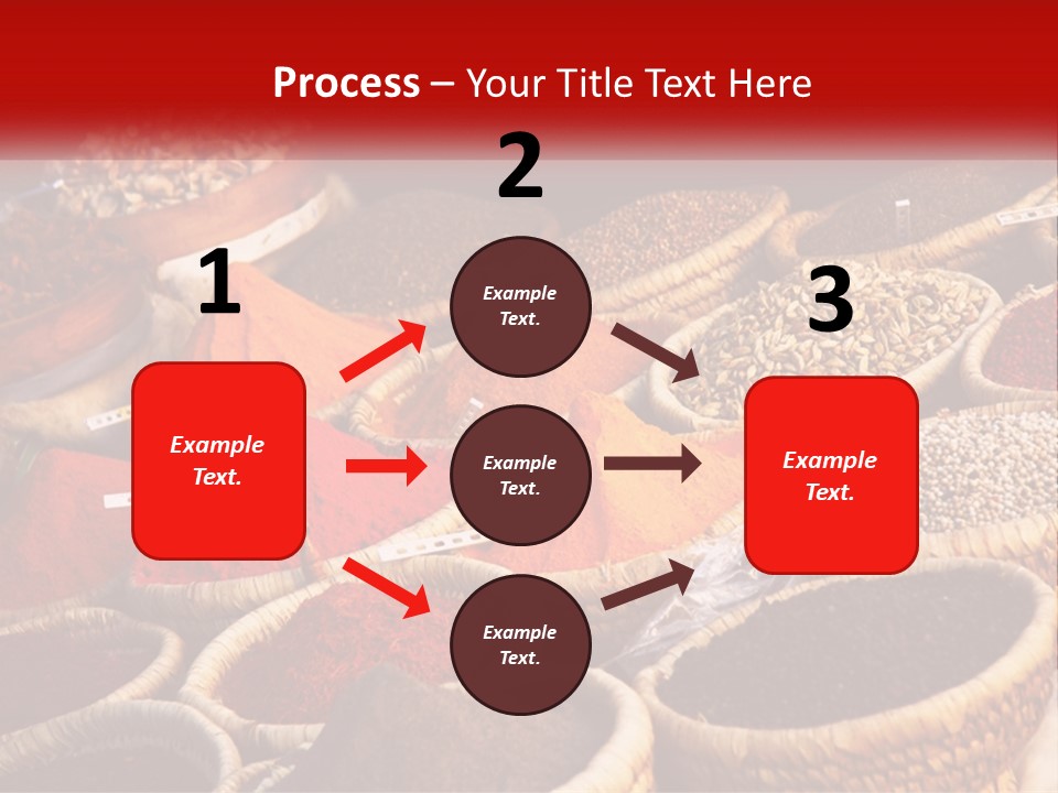 Aromatic Saffron Bazaar PowerPoint Template