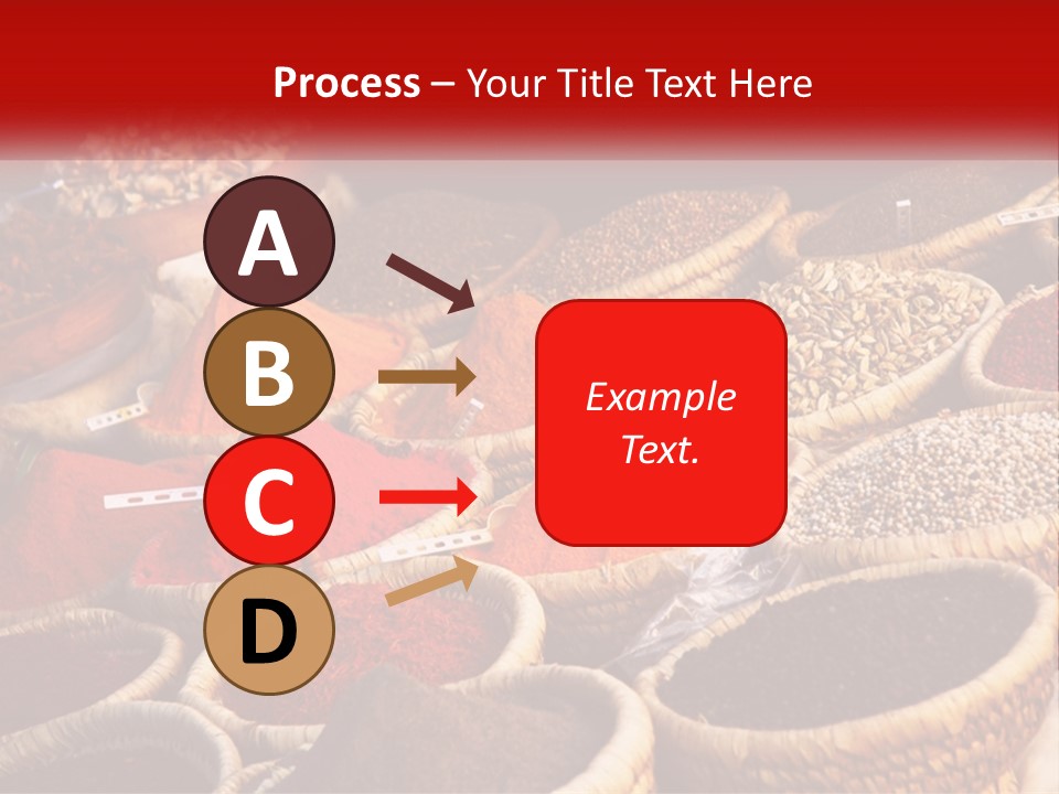 Aromatic Saffron Bazaar PowerPoint Template