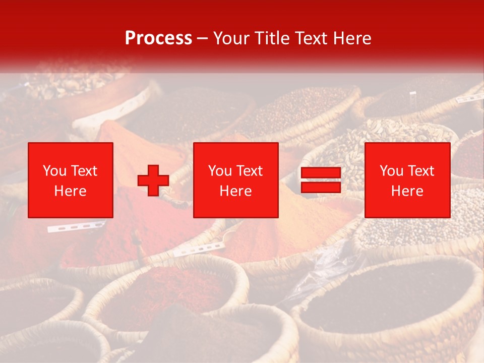 Aromatic Saffron Bazaar PowerPoint Template