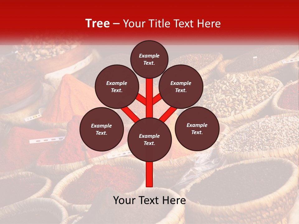 Aromatic Saffron Bazaar PowerPoint Template