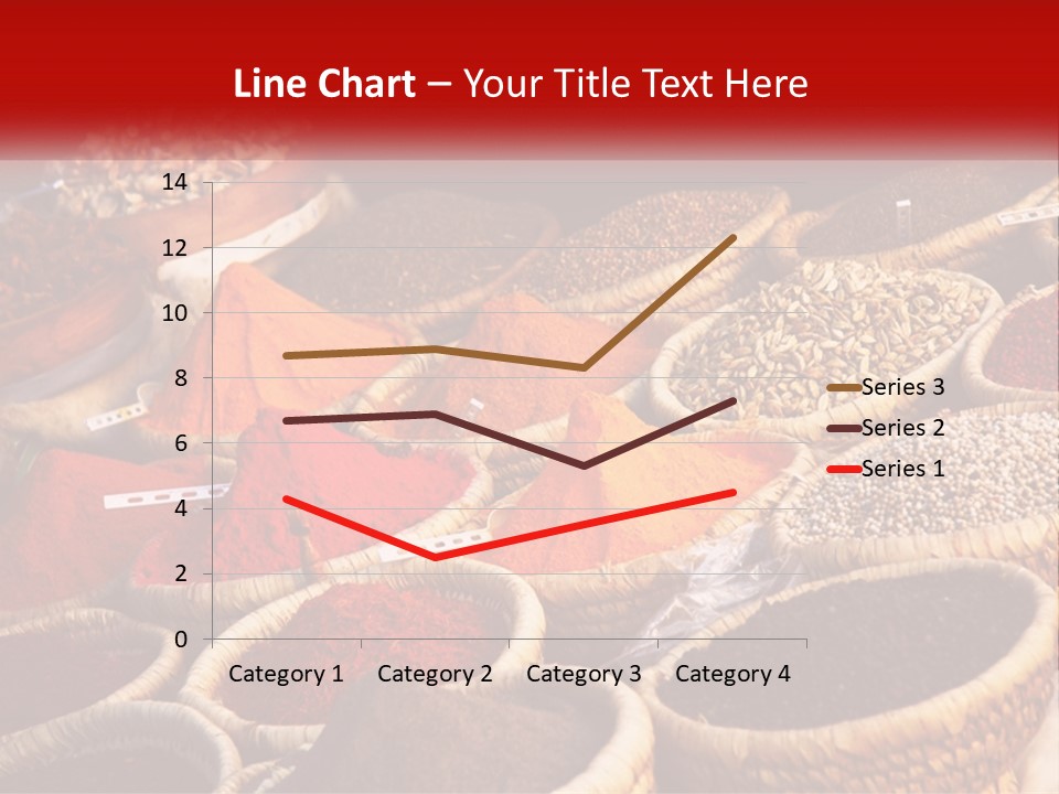Aromatic Saffron Bazaar PowerPoint Template