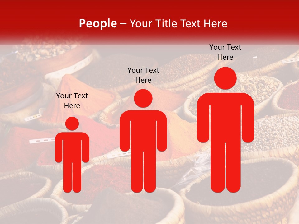 Aromatic Saffron Bazaar PowerPoint Template