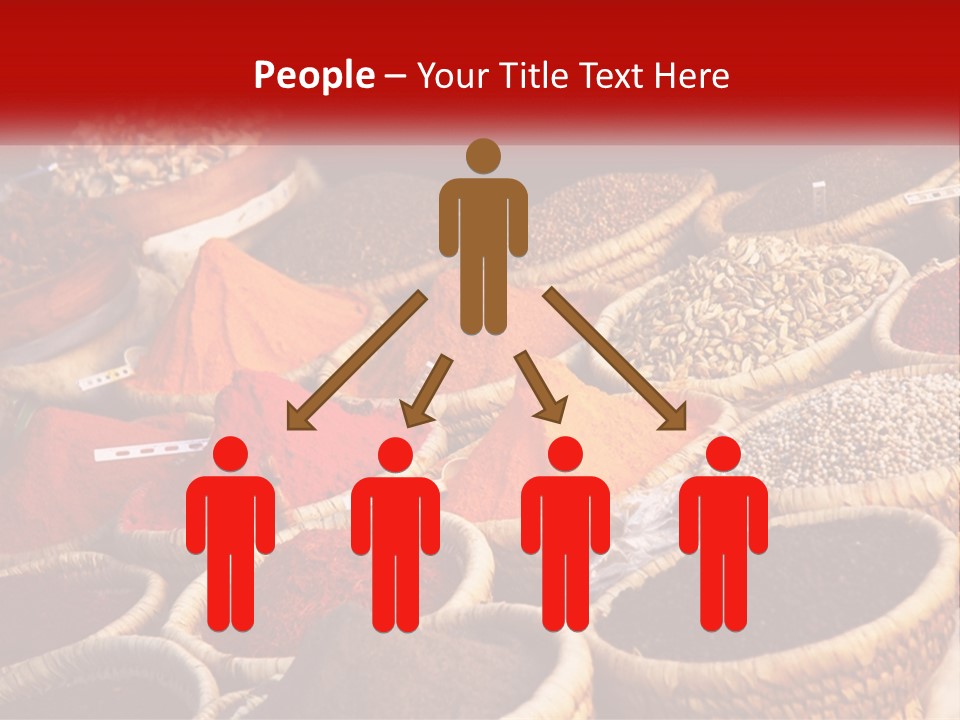 Aromatic Saffron Bazaar PowerPoint Template