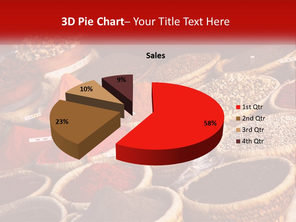 Aromatic Saffron Bazaar PowerPoint Template