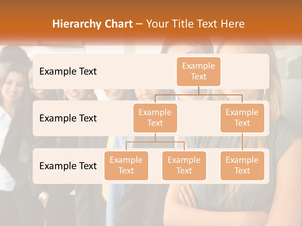 Standing Businesspeople Confidence PowerPoint Template