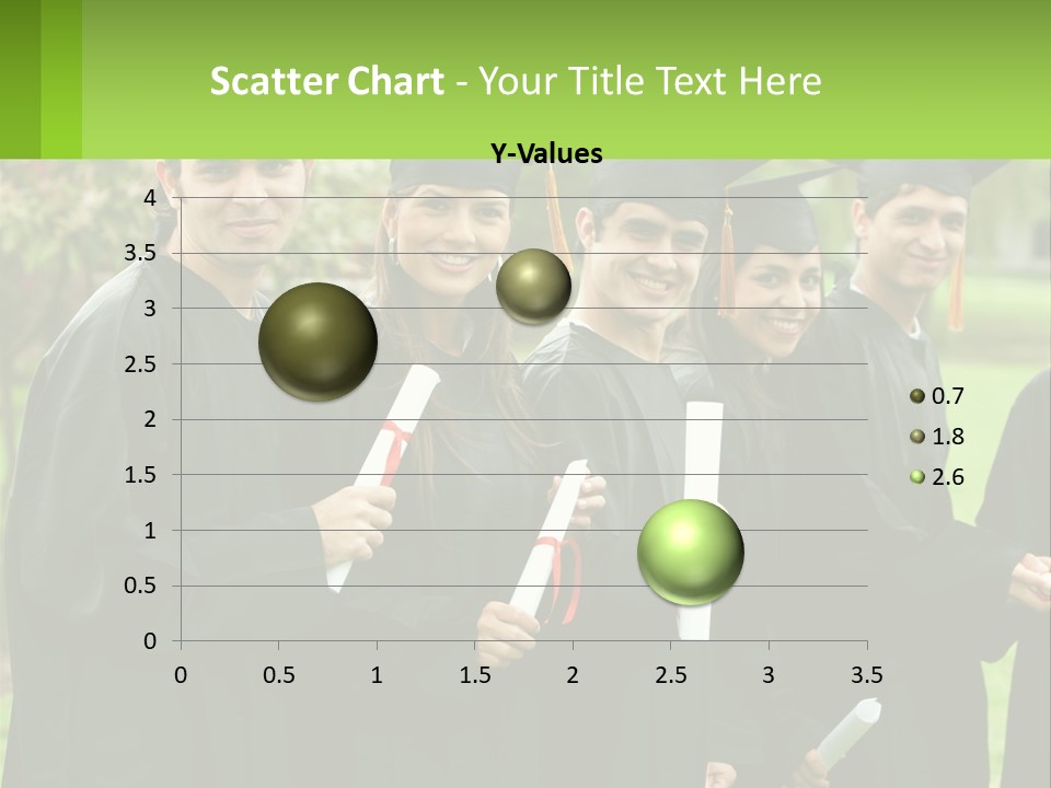Group Grad Portrait PowerPoint Template