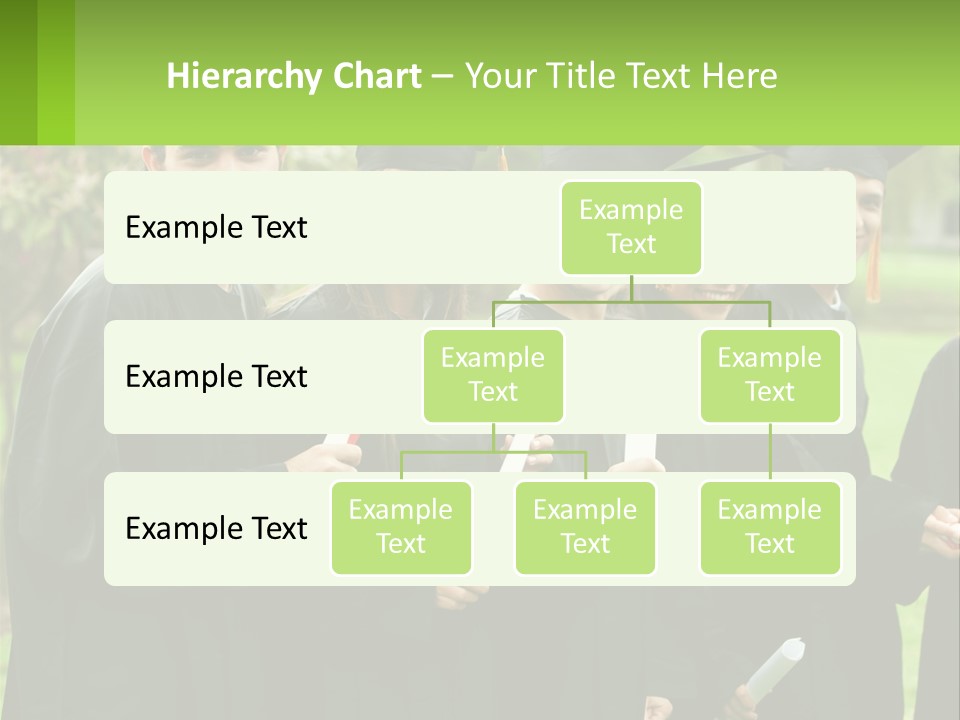 Group Grad Portrait PowerPoint Template