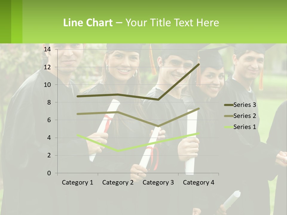 Group Grad Portrait PowerPoint Template