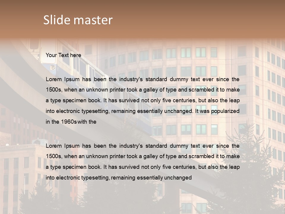 Hotels Transit Transportation PowerPoint Template