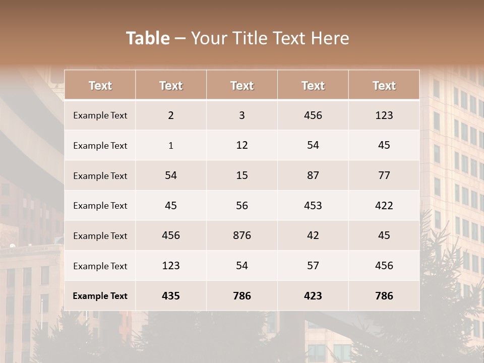 Hotels Transit Transportation PowerPoint Template