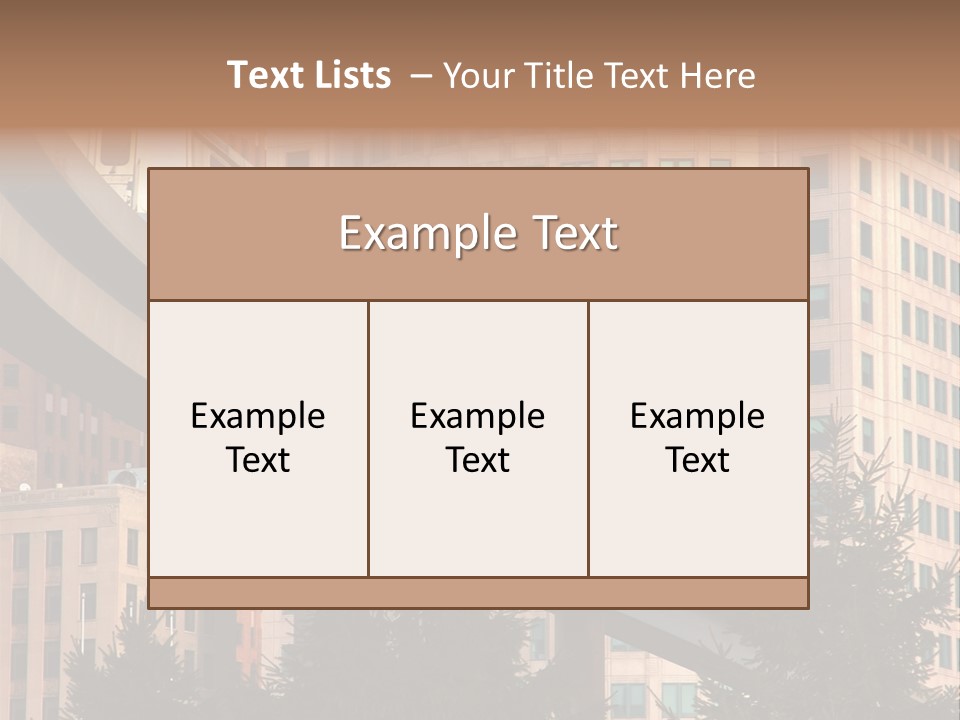 Hotels Transit Transportation PowerPoint Template