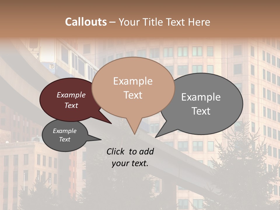 Hotels Transit Transportation PowerPoint Template