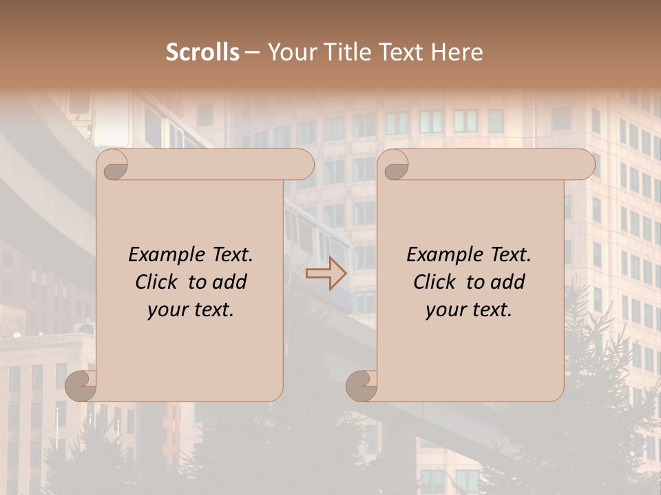 Hotels Transit Transportation PowerPoint Template
