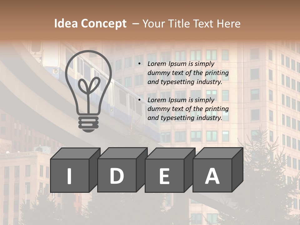 Hotels Transit Transportation PowerPoint Template