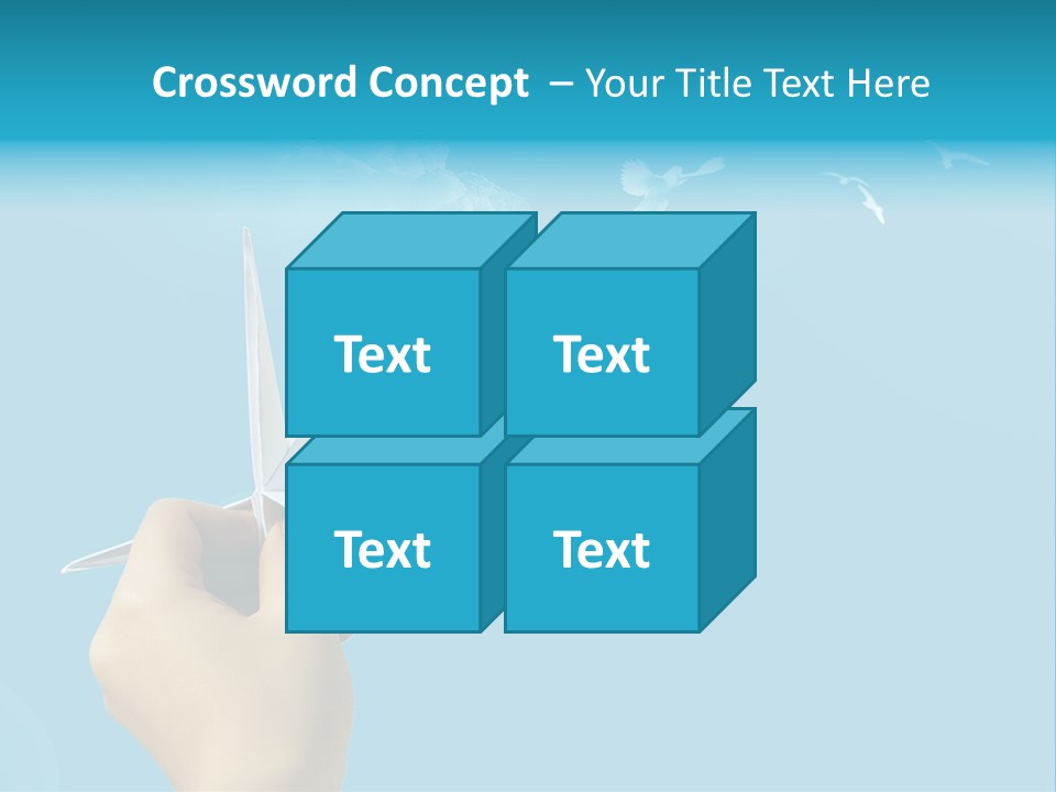 Origami Paper Birds PowerPoint Template