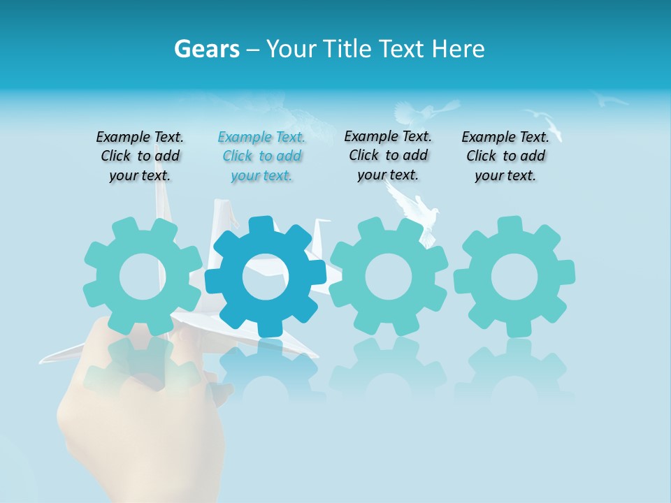 Origami Paper Birds PowerPoint Template