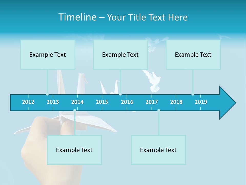 Origami Paper Birds PowerPoint Template