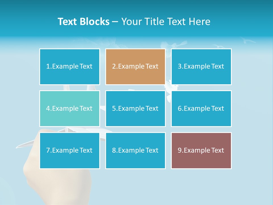 Origami Paper Birds PowerPoint Template