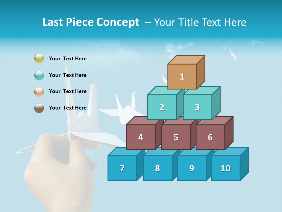 Origami Paper Birds PowerPoint Template