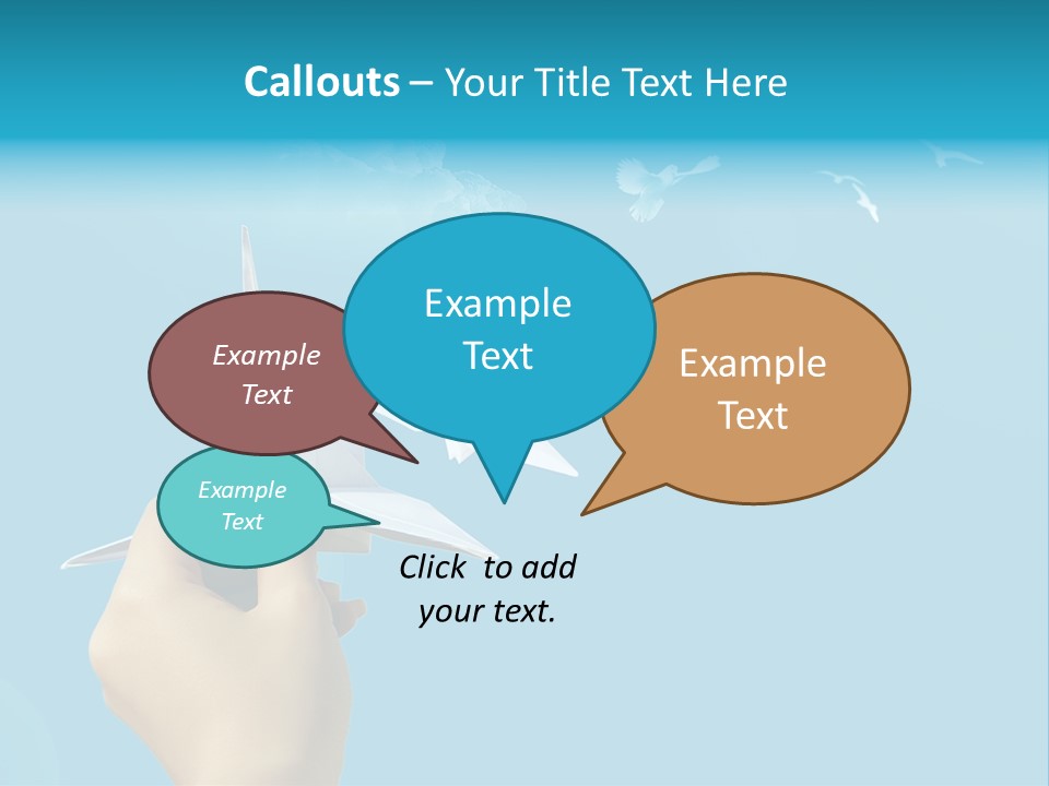 Origami Paper Birds PowerPoint Template