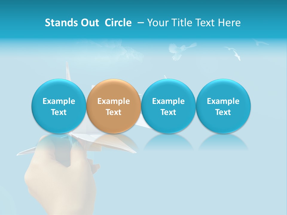 Origami Paper Birds PowerPoint Template