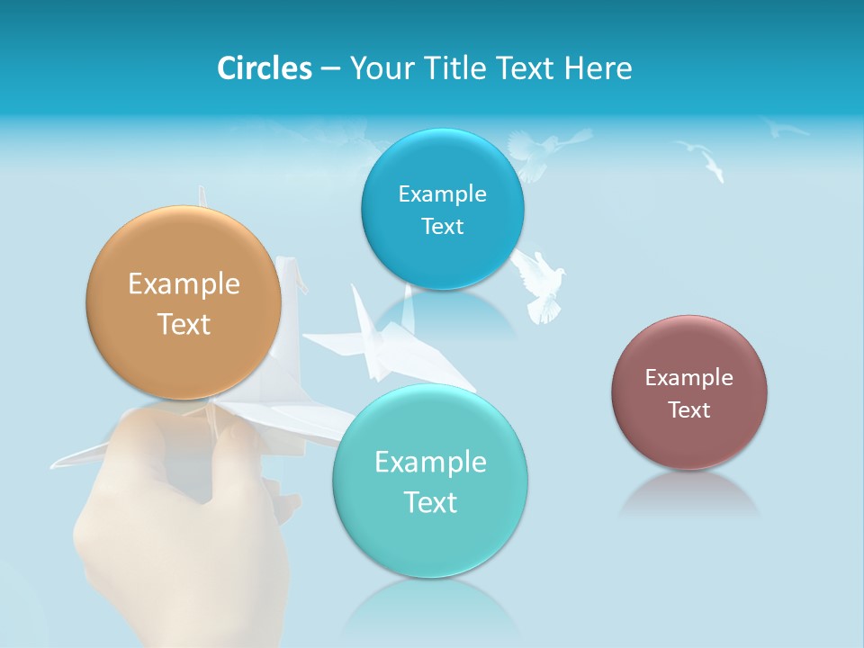 Origami Paper Birds PowerPoint Template