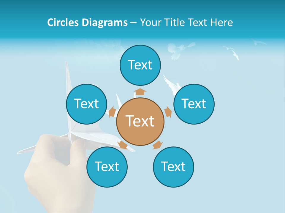 Origami Paper Birds PowerPoint Template