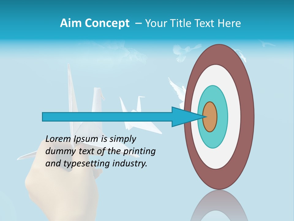 Origami Paper Birds PowerPoint Template