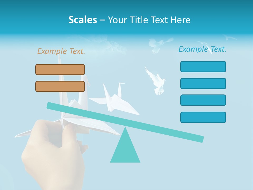 Origami Paper Birds PowerPoint Template