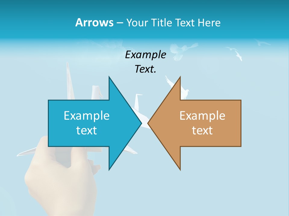 Origami Paper Birds PowerPoint Template