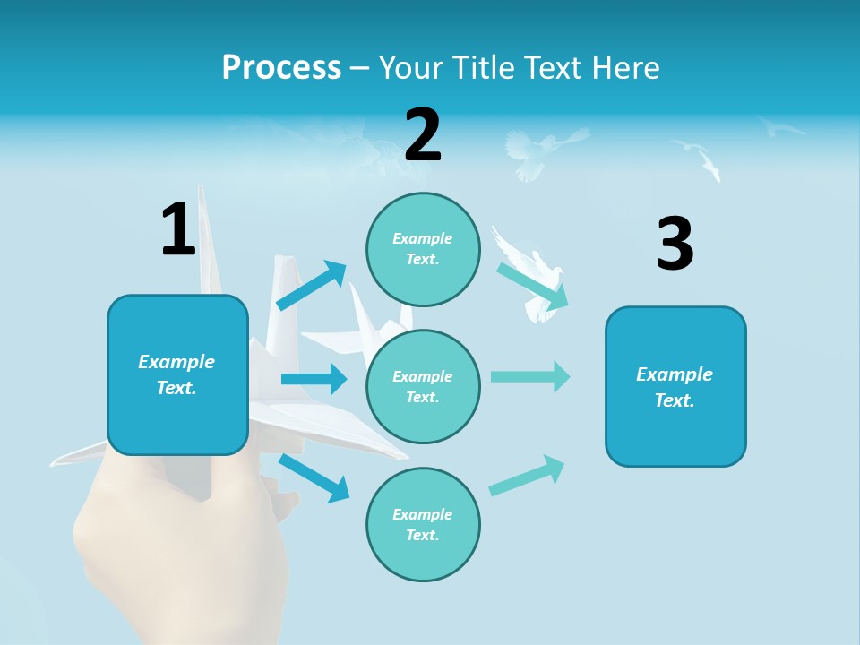 Origami Paper Birds PowerPoint Template