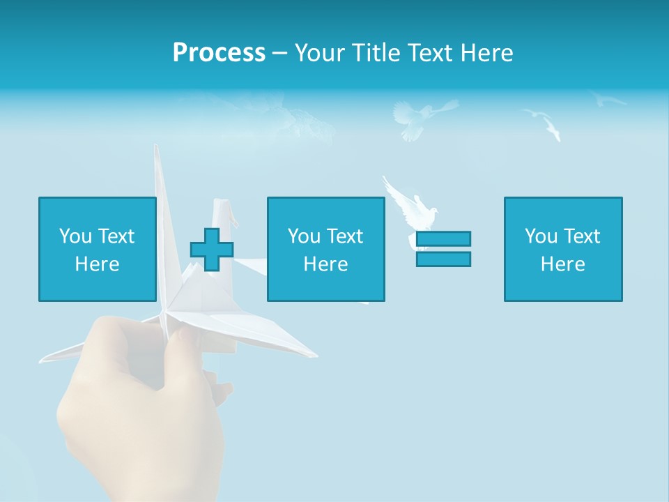 Origami Paper Birds PowerPoint Template